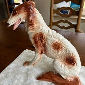 The Levrier Sighthound Dog Statue